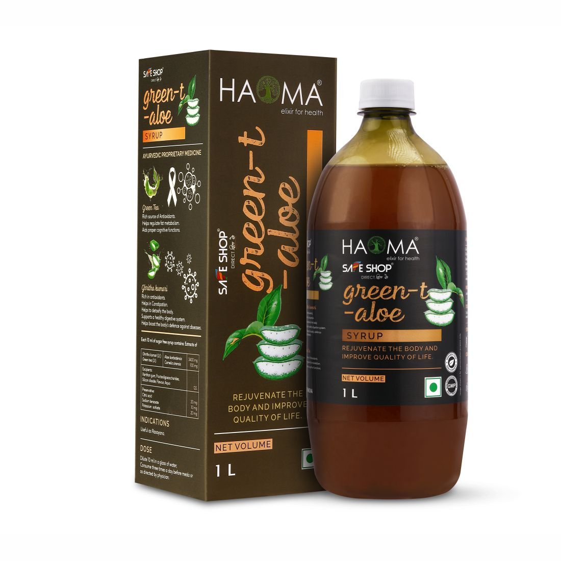 Haoma Green-T-Aloe Syrup 1l - Image 8