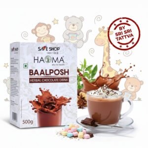 Haoma Baalposh Herbal Chocolate Drink 500g (Pack of 2)